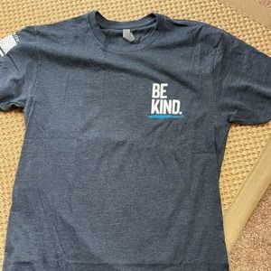 Next Level Apparel super soft cotton blend t-shirt with Be Kind on front